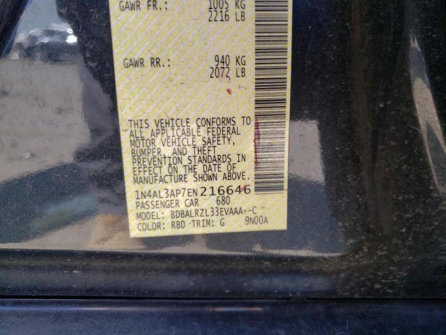 Photo 10 from auction – 2014 NISSAN ALTIMA 2.5 with VIN 1N4AL3AP7EN216646