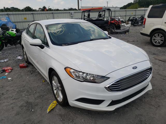 Photo 1 from auction – 2018 FORD FUSION SE with VIN 3FA6P0HD2JR130396