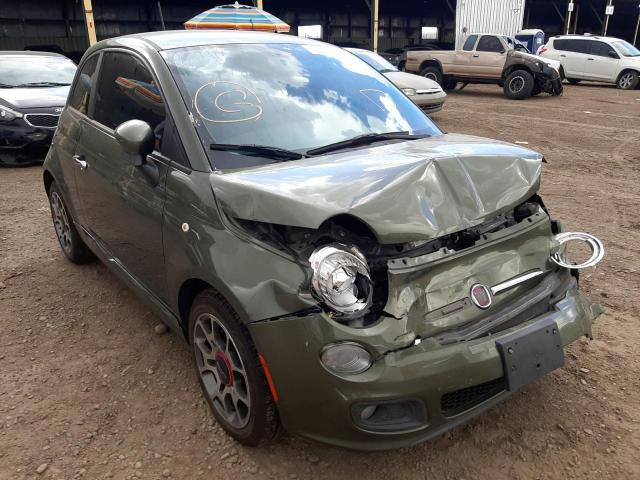 FIAT 500 SPORT 2012 with VIN 3C3CFFBR6CT287964 - Photo from auction