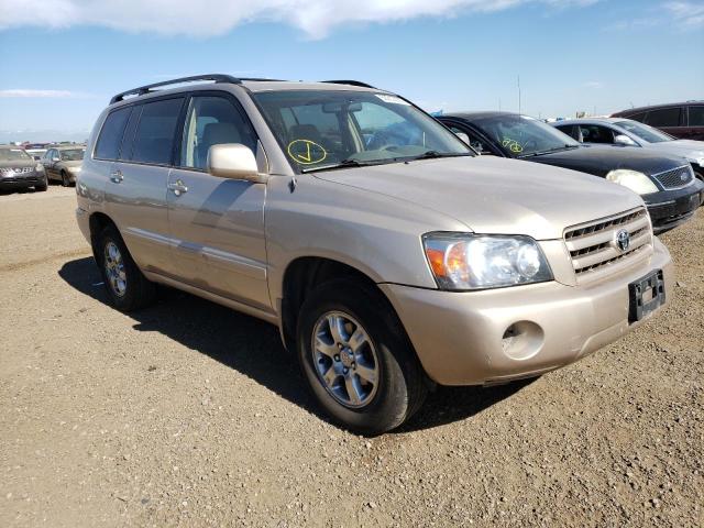 TOYOTA HIGHLANDER 2004 with VIN JTEEP21AX40062110 - Photo from auction