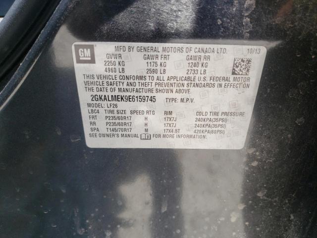 Photo 10 from auction – 2014 GMC TERRAIN SL with VIN 2GKALMEK9E6159745