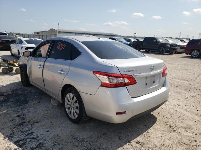 Photo 3 from auction – 2015 NISSAN SENTRA S with VIN 3N1AB7AP1FL629803