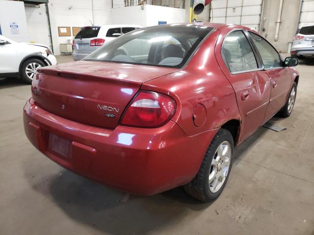 Photo 4 from auction – 2005 DODGE NEON SXT with VIN 1B3ES56C95D167991