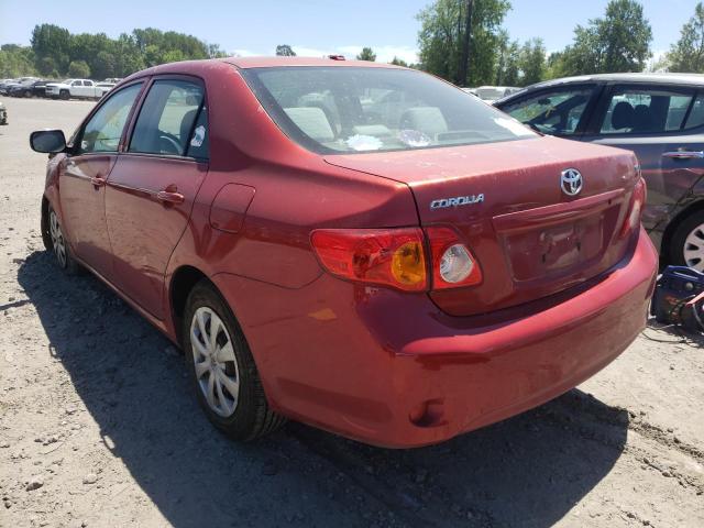 Photo 3 from auction – 2009 TOYOTA COROLLA BA with VIN JTDBL40E799071627