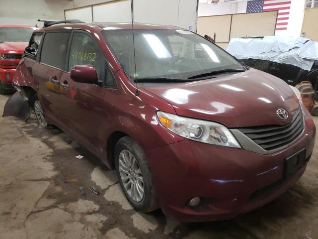 TOYOTA SIENNA XLE 2012 with VIN 5TDYK3DC0CS246471 - Photo from auction