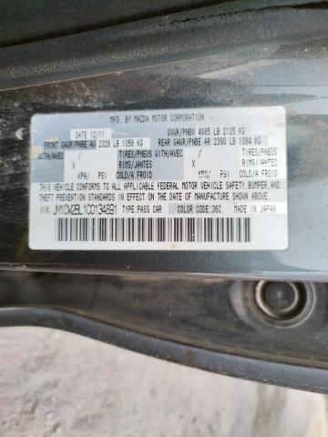 Photo 10 from auction – 2012 MAZDA 5 with VIN JM1CW2BL1C0134891