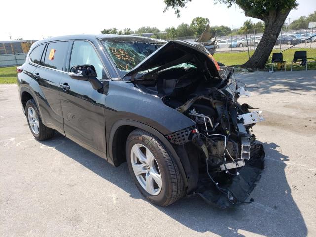 TOYOTA HIGHLANDER 2021 with VIN 5TDZZRAHXMS522756 - Photo from auction