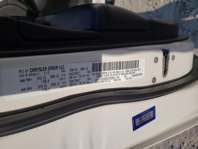 Photo 10 from auction – 2012 JEEP GRAND CHER with VIN 1C4RJEAG2CC259623