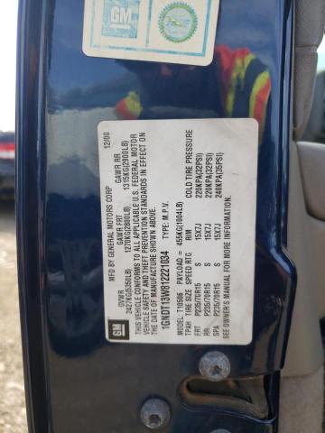 Photo 10 from auction – 2001 CHEVROLET BLAZER with VIN 1GNDT13W812221034
