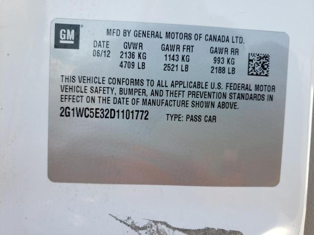 Photo 10 from auction – 2013 CHEVROLET IMPALA LTZ with VIN 2G1WC5E32D1101772