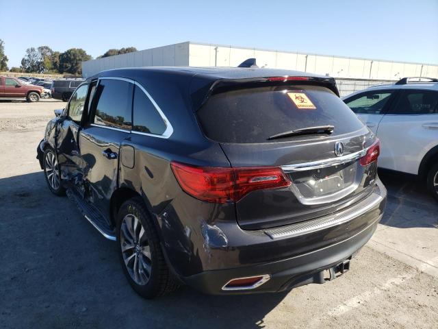 Photo 3 from auction – 2016 ACURA MDX TECHNO with VIN 5FRYD4H49GB032347