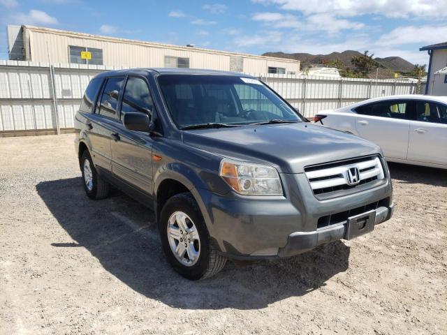 HONDA PILOT LX 2007 with VIN 5FNYF28167B034658 - Photo from auction