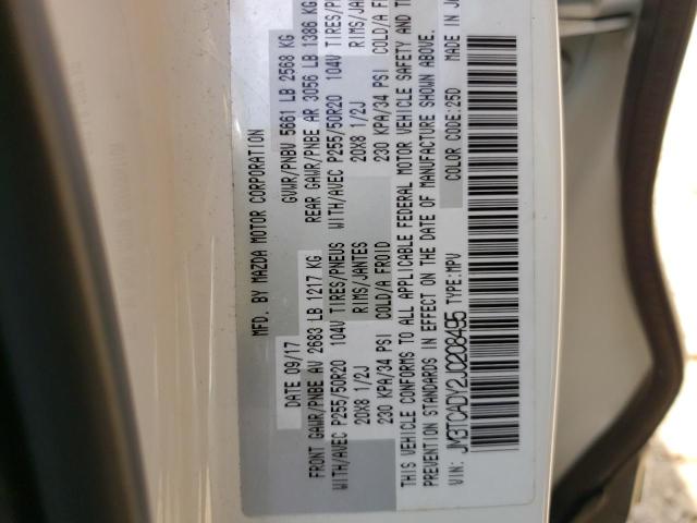 Photo 10 from auction – 2018 MAZDA CX-9 GRAND with VIN JM3TCADY2J0208495