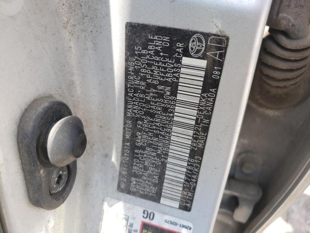 Photo 10 from auction – 2016 TOYOTA COROLLA L with VIN 2T1BURHE9GC543669