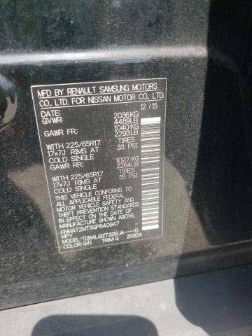Photo 10 from auction – 2016 NISSAN ROGUE S with VIN KNMAT2MT9GP640947