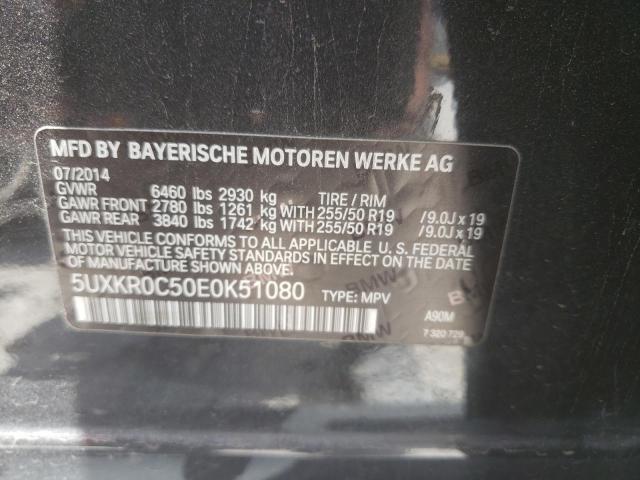 Photo 10 from auction – 2014 BMW X5 XDRIVE3 with VIN 5UXKR0C50E0K51080