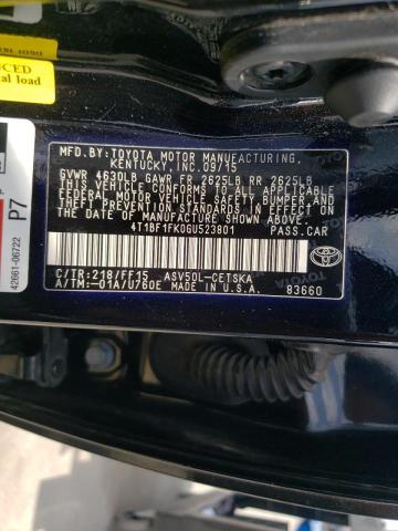 Photo 10 from auction – 2016 TOYOTA CAMRY with VIN 4T1BF1FK0GU523801