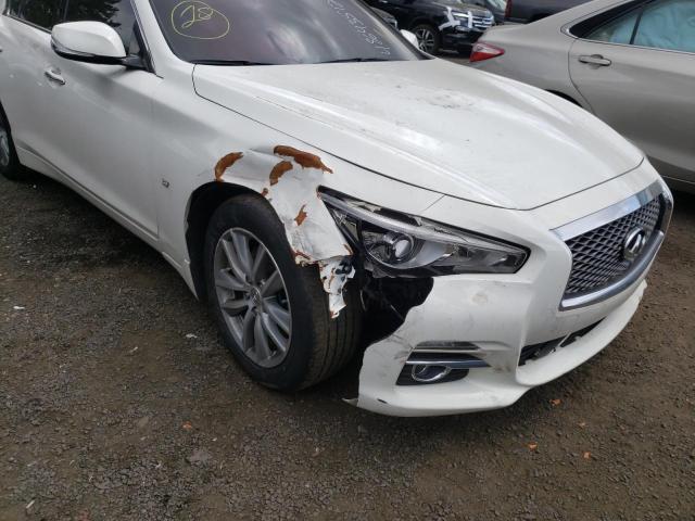 Photo 9 from auction – 2015 INFINITI Q50 with VIN JN1BV7AR6FM398478