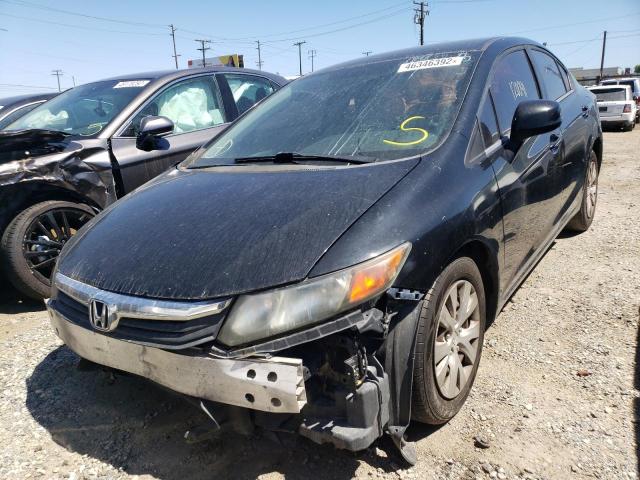 Photo 2 from auction – 2012 HONDA CIVIC LX with VIN 19XFB2F57CE340311