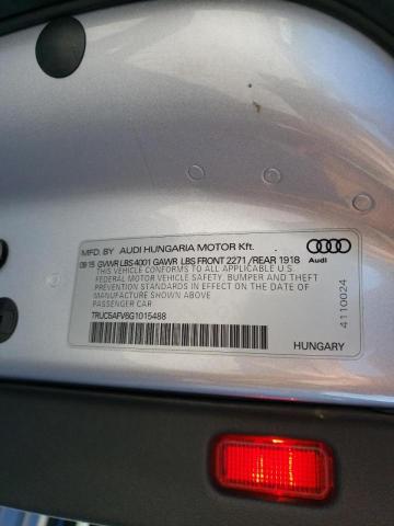 Photo 10 from auction – 2016 AUDI TT with VIN TRUC5AFV6G1015488