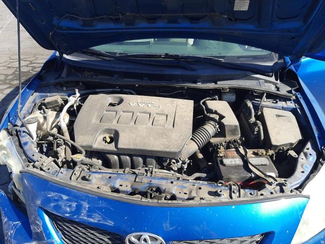 Photo 7 from auction – 2009 TOYOTA COROLLA BA with VIN JTDBL40E799073765