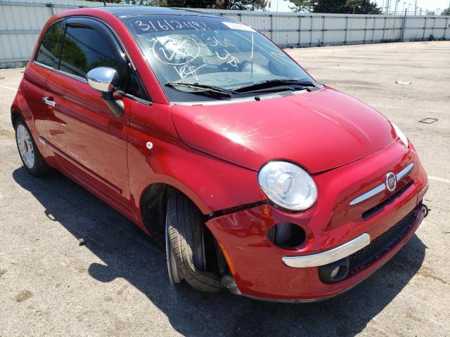 FIAT 500 LOUNGE 2013 with VIN 3C3CFFCR7DT649199 - Photo from auction