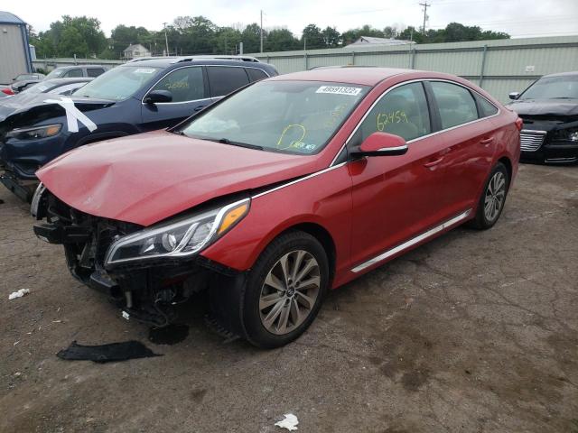 Photo 2 from auction – 2017 HYUNDAI SONATA SPO with VIN 5NPE34AF5HH482616
