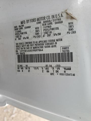 Photo 10 from auction – 2000 FORD RANGER SUP with VIN 1FTYR14VXYPB97864