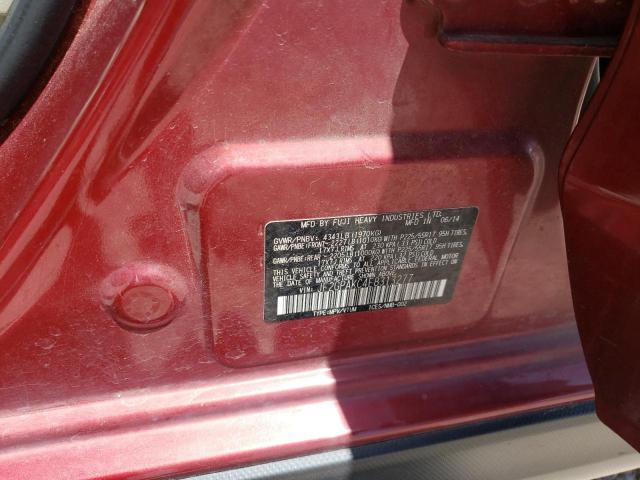 Photo 10 from auction – 2014 SUBARU XV CROSSTR with VIN JF2GPAKC4E8313277