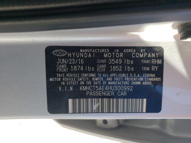 Photo 10 from auction – 2017 HYUNDAI ACCENT SE with VIN KMHCT5AE4HU300992