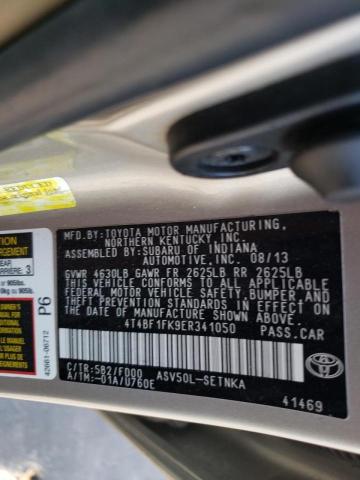 Photo 10 from auction – 2014 TOYOTA CAMRY L with VIN 4T4BF1FK9ER341050