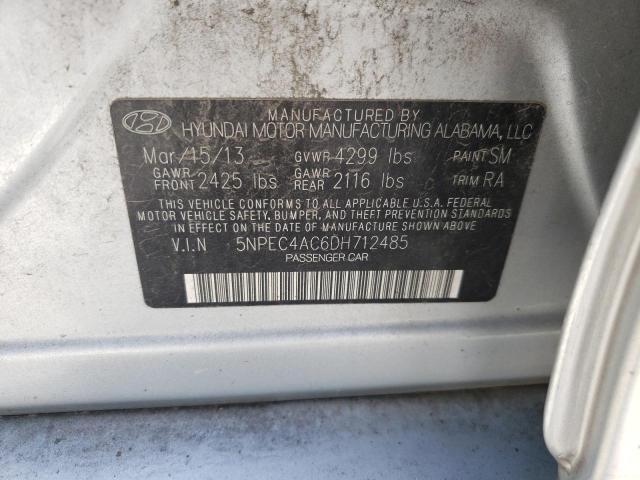 Photo 10 from auction – 2013 HYUNDAI SONATA SE with VIN 5NPEC4AC6DH712485