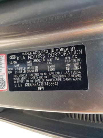 Photo 10 from auction – 2017 KIA SOUL with VIN KNDJN2A27H7458641