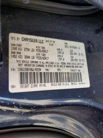 Photo 10 from auction – 2008 DODGE NITRO SLT with VIN 1D8GU58KX8W145594