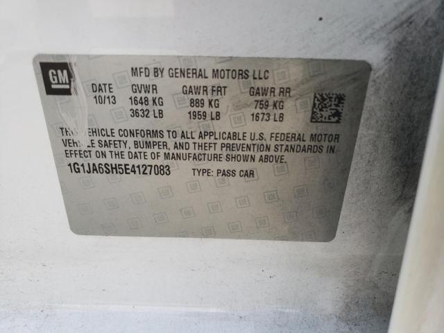 Photo 10 from auction – 2014 CHEVROLET SONIC LS with VIN 1G1JA6SH5E4127083
