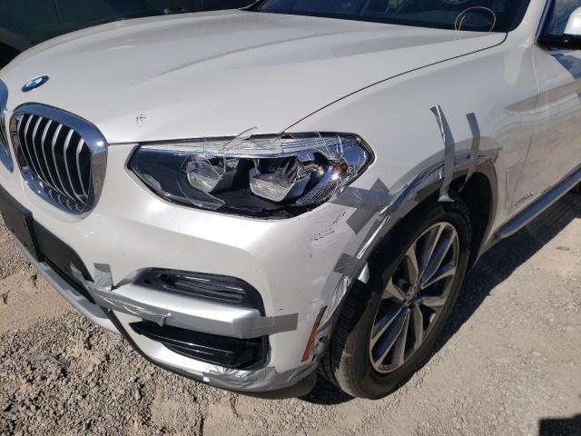 Photo 9 from auction – 2018 BMW X3 XDRIVE3 with VIN 5UXTR9C58JLD63615