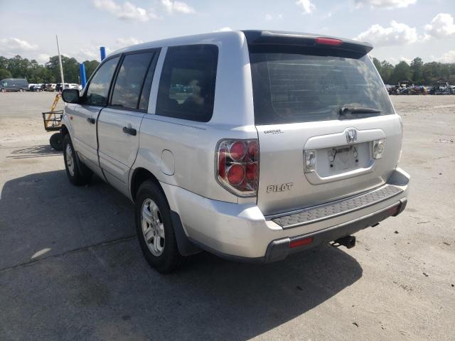 Photo 3 from auction – 2006 HONDA PILOT LX with VIN 5FNYF28146B050243