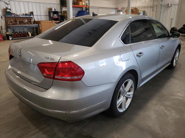 Photo 4 from auction – 2012 VOLKSWAGEN PASSAT SEL with VIN 1VWCN7A3XCC048914