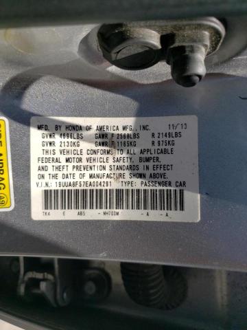 Photo 10 from auction – 2014 ACURA TL TECH with VIN 19UUA8F57EA004291