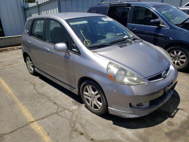HONDA FIT S 2007 with VIN JHMGD38657S043291 - Photo from auction
