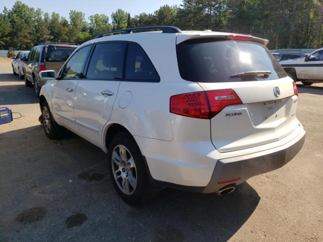 Photo 3 from auction – 2009 ACURA MDX TECHNO with VIN 2HNYD28469H518658
