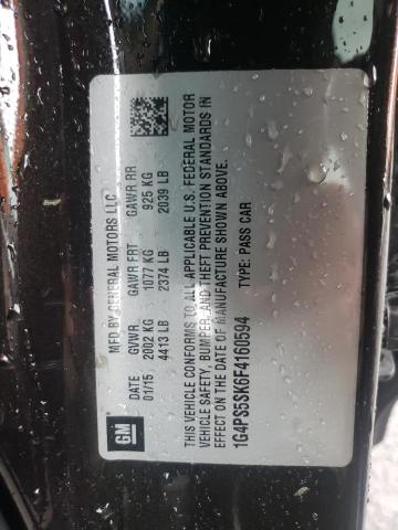Photo 10 from auction – 2015 BUICK VERANO with VIN 1G4PS5SK6F4160594