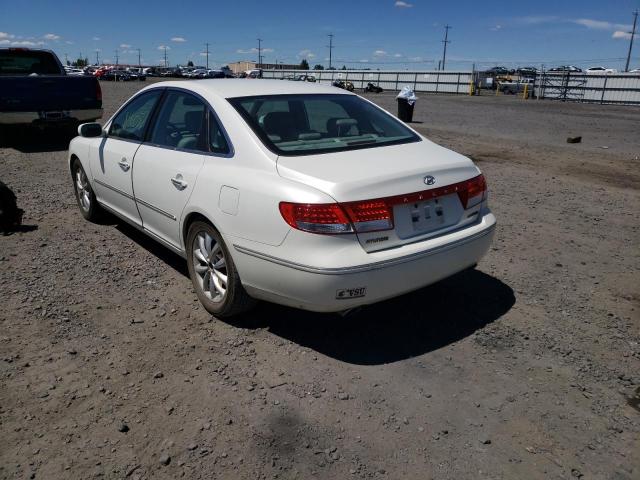 Photo 3 from auction – 2006 HYUNDAI AZERA SE with VIN KMHFC46F66A092332