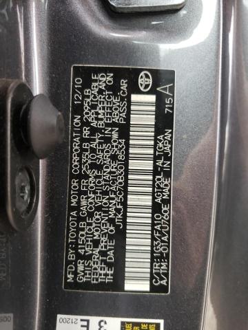 Photo 10 from auction – 2011 TOYOTA SCION TC with VIN JTKJF5C70B3018534