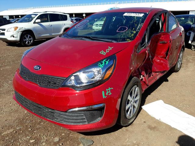 Photo 2 from auction – 2017 KIA RIO LX with VIN KNADM4A39H6028682