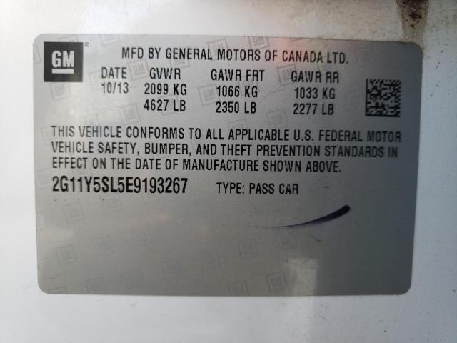Photo 10 from auction – 2014 CHEVROLET IMPALA LS with VIN 2G11Y5SL5E9193267