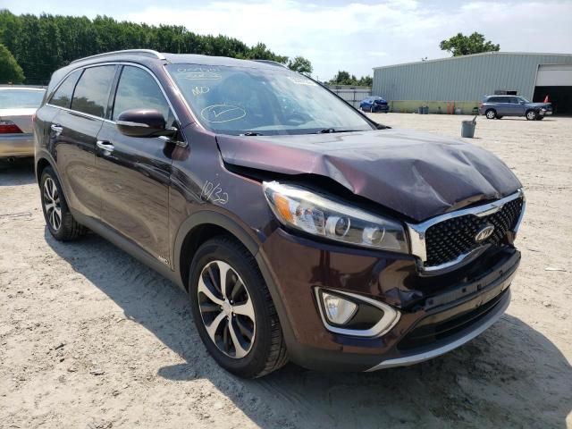 KIA SORENTO EX 2016 with VIN 5XYPHDA17GG009501 - Photo from auction