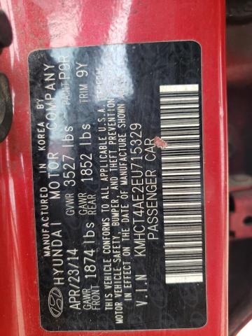 Photo 10 from auction – 2014 HYUNDAI ACCENT GLS with VIN KMHCT4AE2EU715329