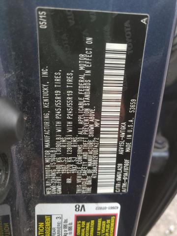 Photo 10 from auction – 2015 TOYOTA VENZA LE with VIN 4T3BA3BB2FU074272