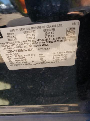 Photo 10 from auction – 2013 GMC TERRAIN SL with VIN 2GKALSEK6D6127841